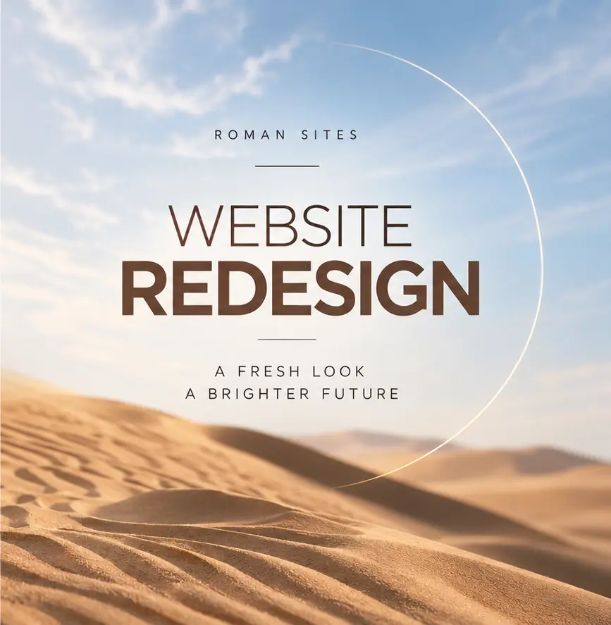 Website redesign by Roman Sites